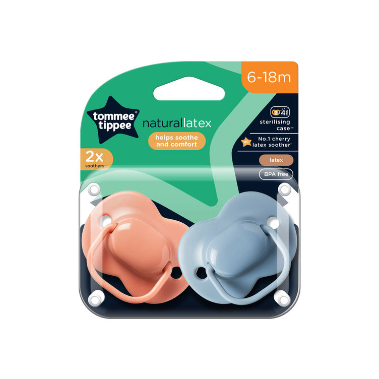 TT 2x6-18M Cherry Latex Soother LL