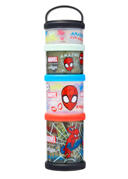 Spider-Man Snack & Stack Containers - Set of 4