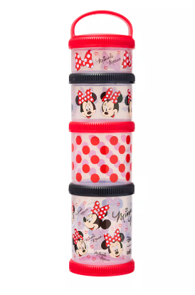 Minnie Mouse Snack & Stack Containers - Set of 4