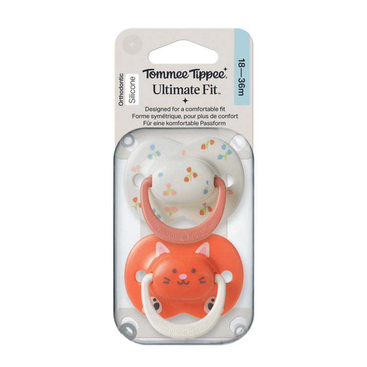 TT 2X18-36M Ultra-Fit Silicone Soother Girl