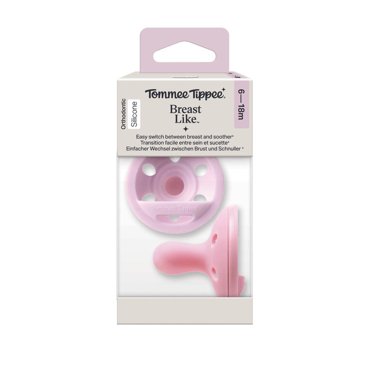 TT 2X6-18M Breast-Like Soother Girl
