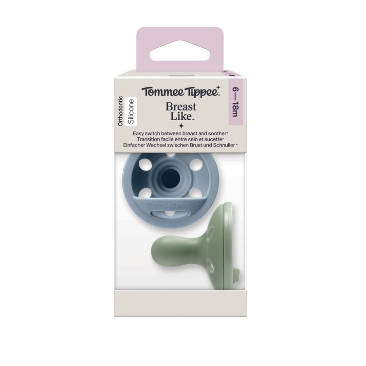 TT 2X6-18M Breast-Like Soother Boy