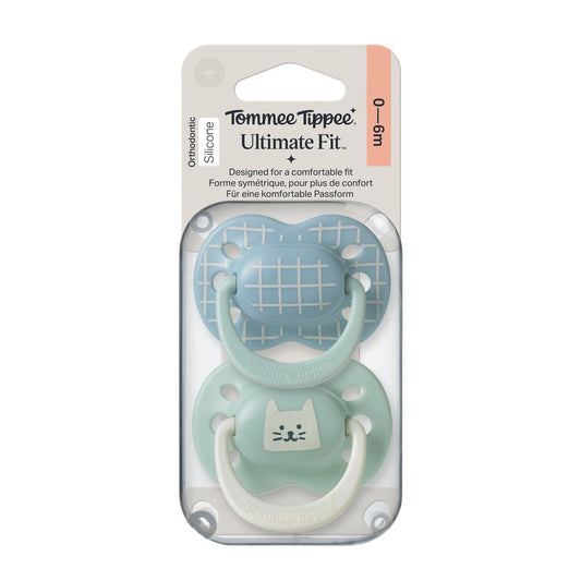 Ultra-Fit Silicone Soother 2X0-6M - Boy