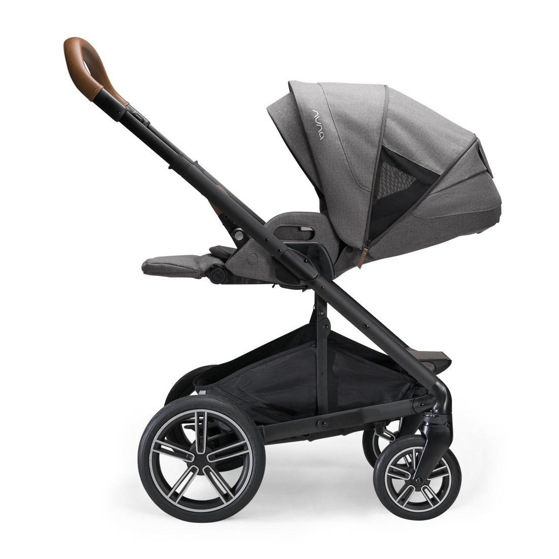Nuna Mixx Next Compact Foldable Baby Stroller Granite