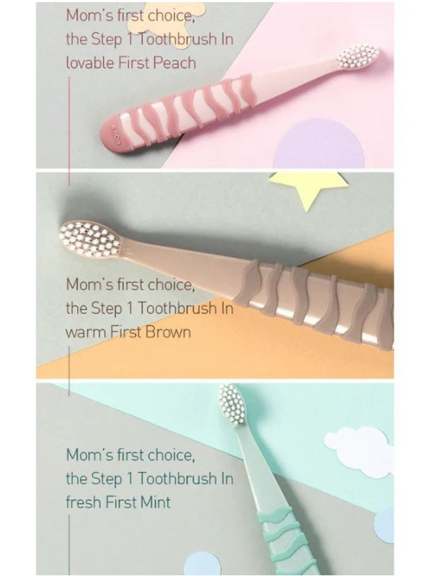 K-Mom Kids Toothbrush 6Pc Step 1 (2-5Years)