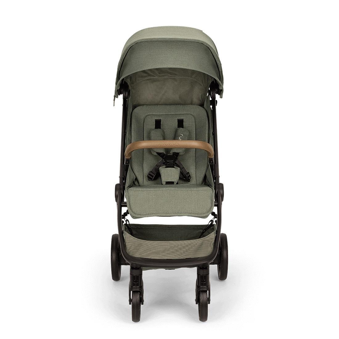 Nuna Trvl Lx Compact Stroller With Raincover & Travel Bag (Pine)