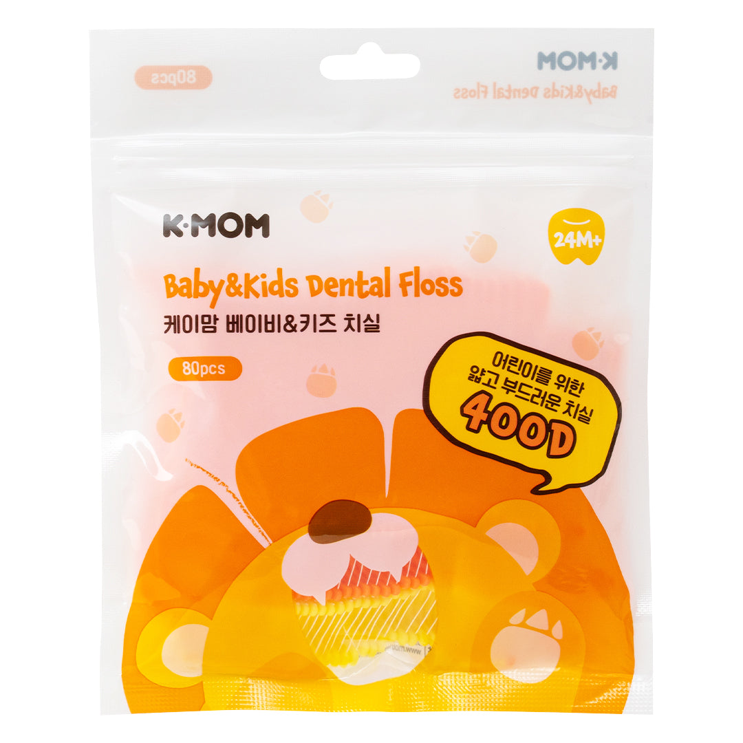 K-Mom Baby & Kids Dental Floss 80Pcs From 2 Years+