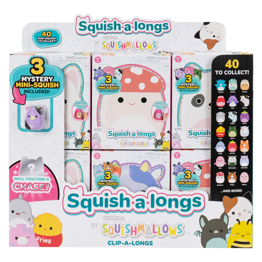 Original Squishmallows Squish-A-Longs Bag Clip