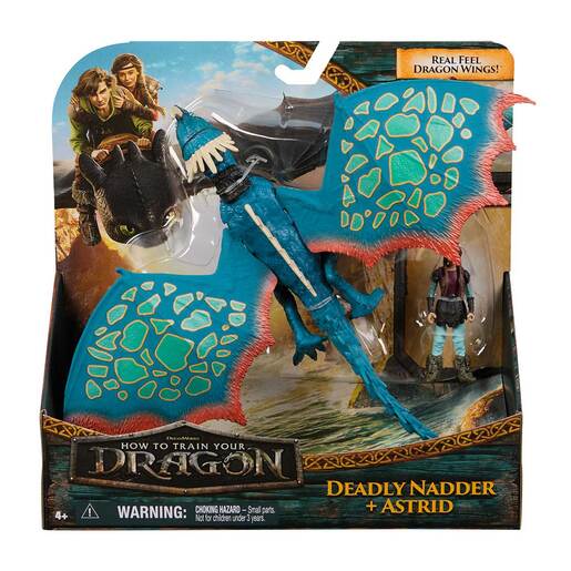 How To Train Your Dragon Deadly Nadder And Astrid Figures