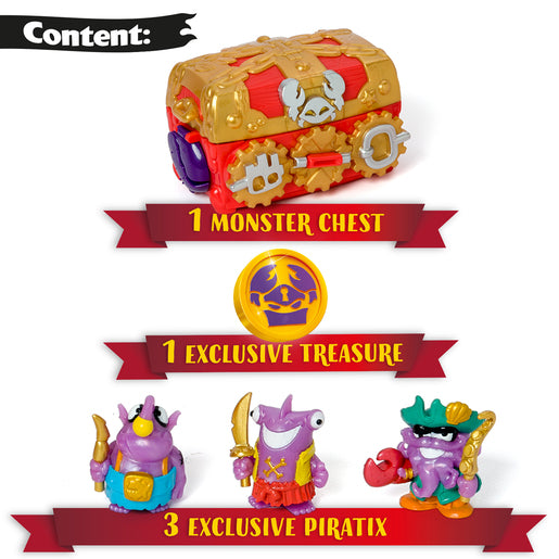 Piratix Adventure World Monster Treasure Chest Playset