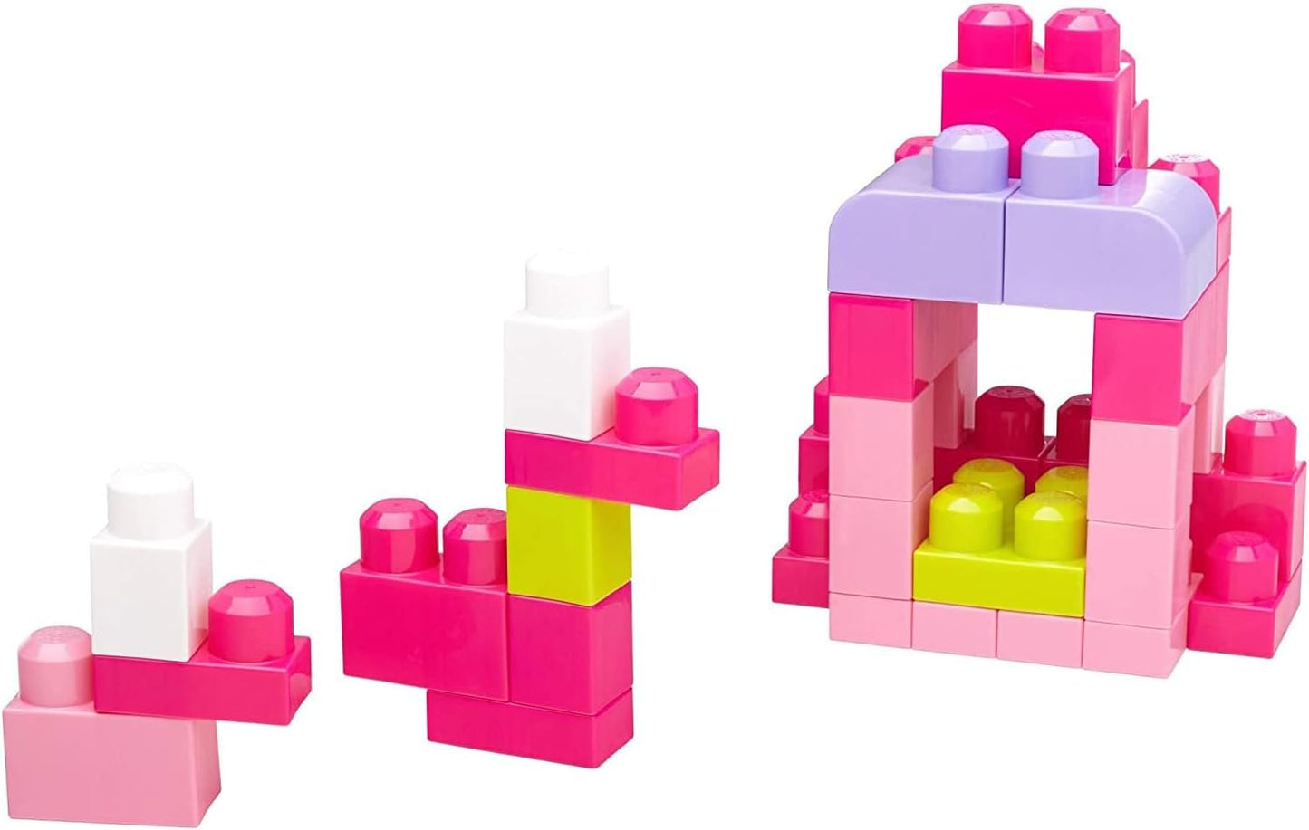 Mega Bloks First Builders Big Building Bag 60Pc Pink