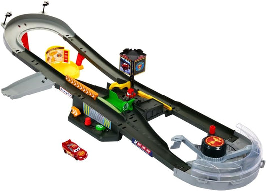 Mattel Disney And Pixar Cars Track Set Piston Cup Action Speedway Playset