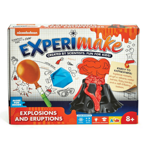 Nickelodeon Experimake Explosions And Eruptions Science Kit