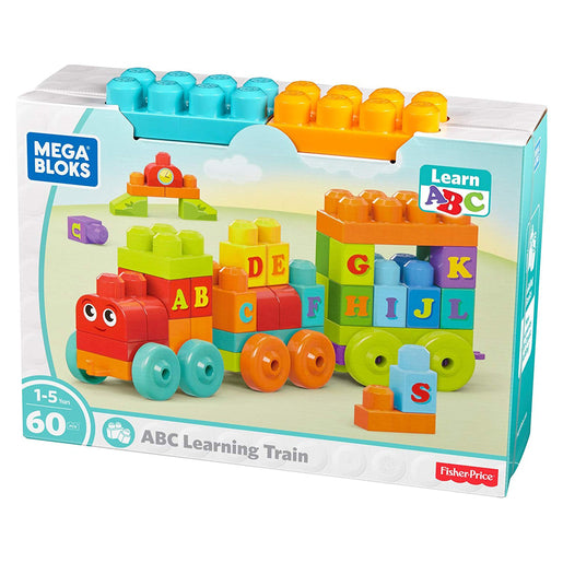 Mega Bloks First Builders Abc Learning Train Building Set