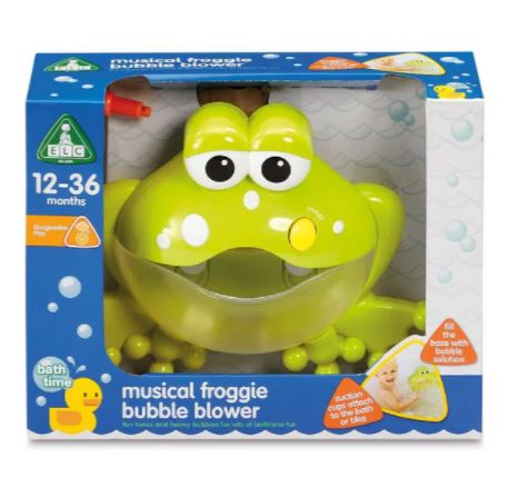 Early Learning Centre Bathtime Musical Froggie Bubble B/O