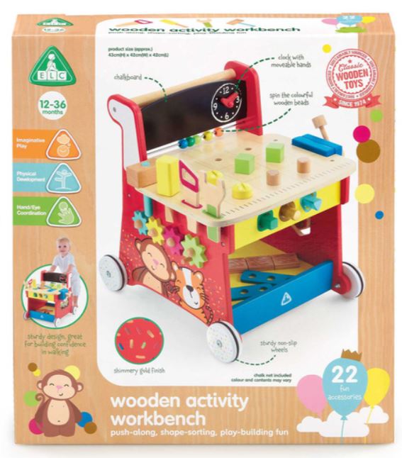 Early Learning Centre Wooden Activities Workbench