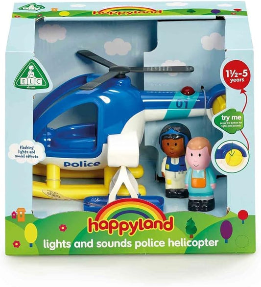 Happyland Lights & Sounds Police Helicopter