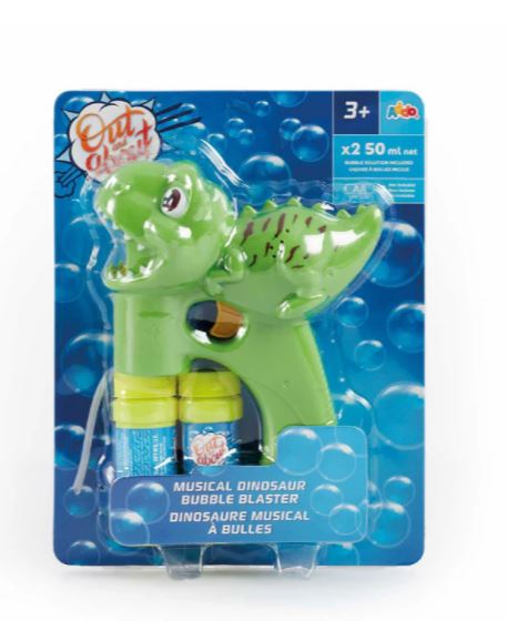 Out & About Musical Dinosaur Bubble Blaster