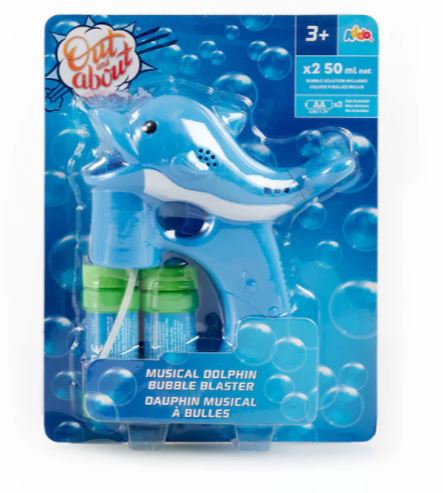 Out & About Musical Dolphin  Bubble Blaster