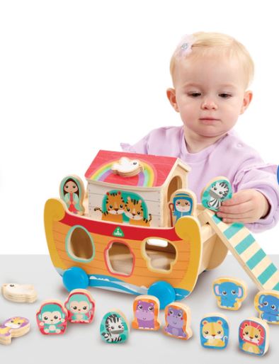 Early Learning Centre Wooden Noah'S Shape Sorter