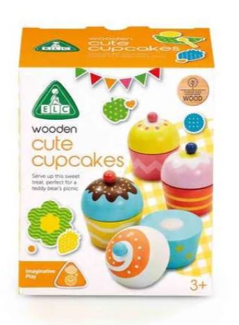 Early Learning Centre Wooden Cupcake Set