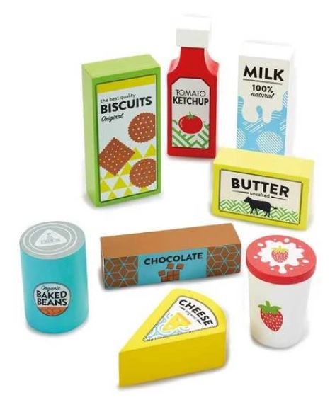 Early Learning Centre Wooden Food Shopping Set