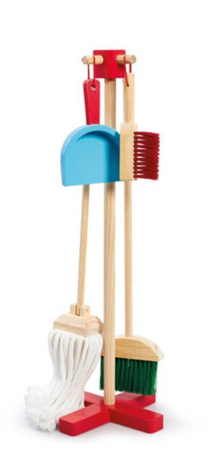 Early Learning Centre Wooden Deluxe Cleaning Playset