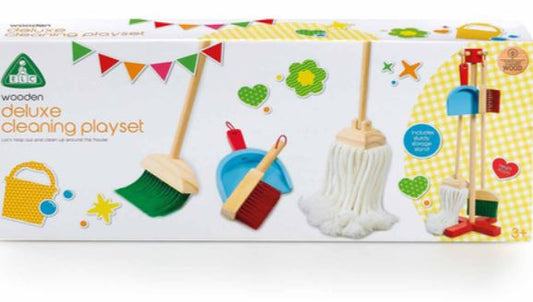 Early Learning Centre Wooden Deluxe Cleaning Playset
