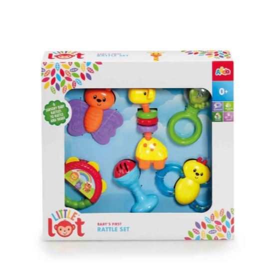 Little Lot Baby'S First Rattle Set