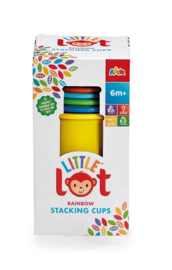 Little Lot Rainbow Stacking Cups