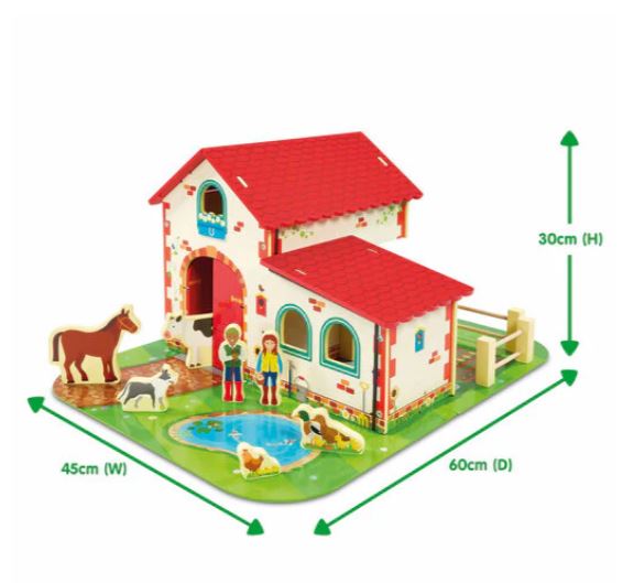 Early Learning Centre Wooden Farm Playset