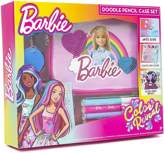 Barbie Doodle Pencil Case Set