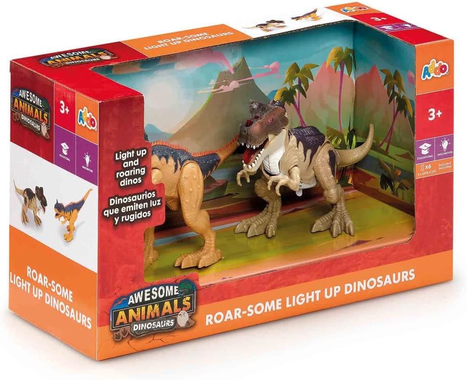 Awesome Animals Light Up Dinosaur Set