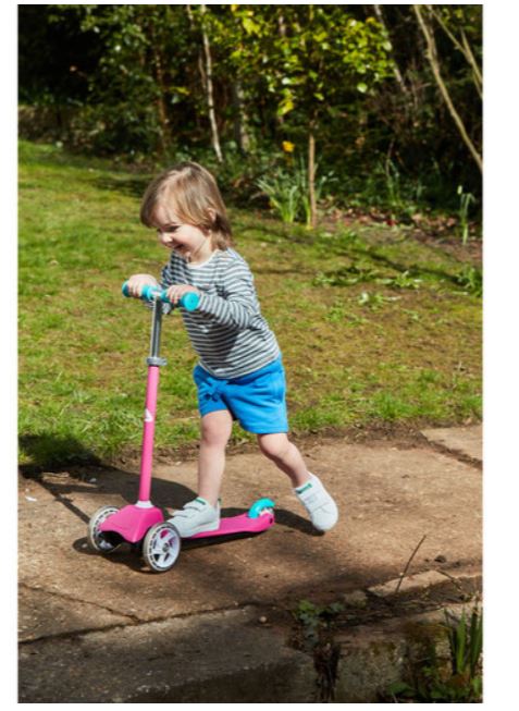 Early Learning Centre Outdoor Junior Zoomer Scooter 3-In-1 (Pink)