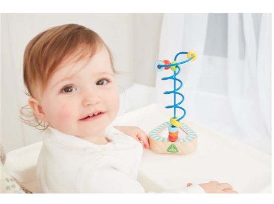 Early Learning Centre Wooden Highchair Bead Maze