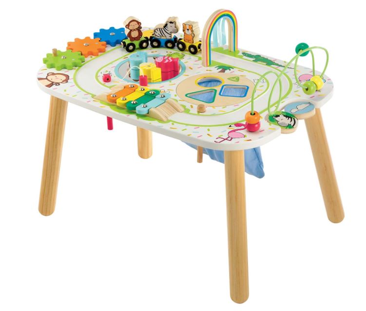 Early Learning Centre Wooden Activity Train Table