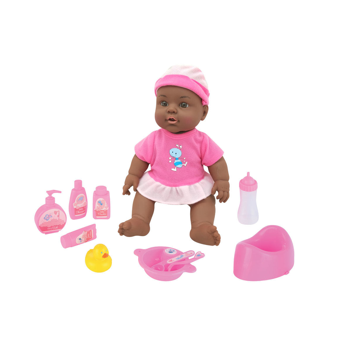 Baby Snuggles 30Cm Deluxe Doll And Accessories Dark Hair