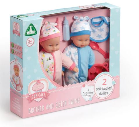 Early Learning Centre Cupcake Brother And Sister Twin Dolls V2