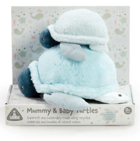 Early Learning Centre Baby Plush Ocean Turtle Mum & Baby