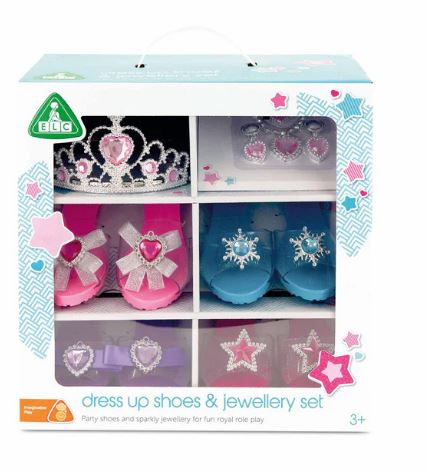Early Learning Centre Dress Up Shoes And Jewellery Set