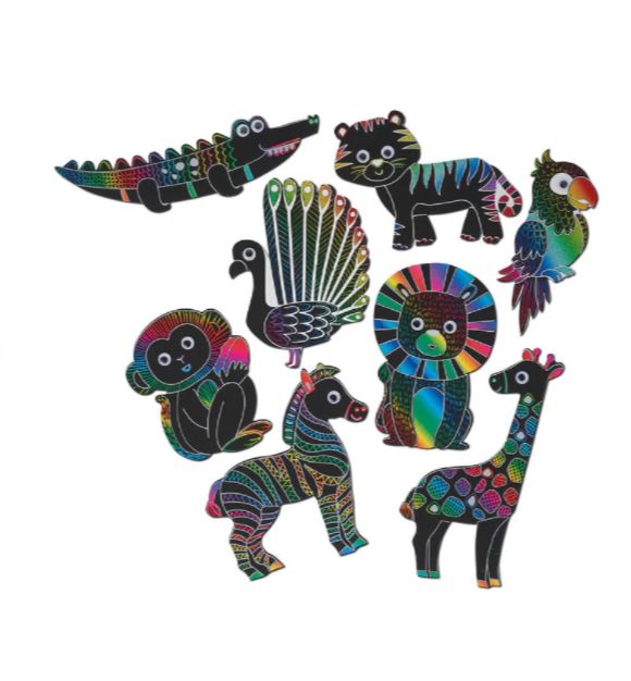 Early Learning Centre Scratch Art Magnets Craft Set