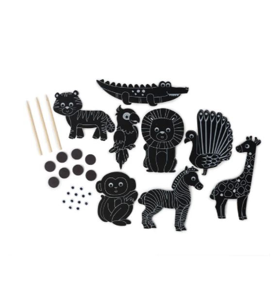 Early Learning Centre Scratch Art Magnets Craft Set