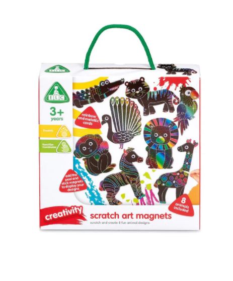 Early Learning Centre Scratch Art Magnets Craft Set