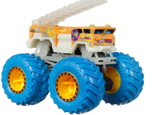Hot Wheels Monster Trucks Glow In The Dark 1:64 Scale Die-Cast Assortment