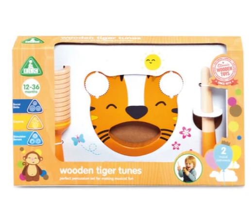 Early Learning Centre Wooden Tiger Tunes Music Set