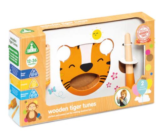 Early Learning Centre Wooden Tiger Tunes Music Set