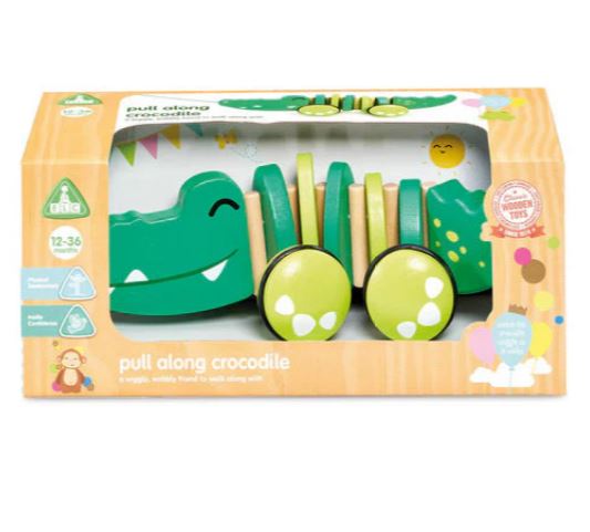 Early Learning Centre Wooden Pull Along Crocodile