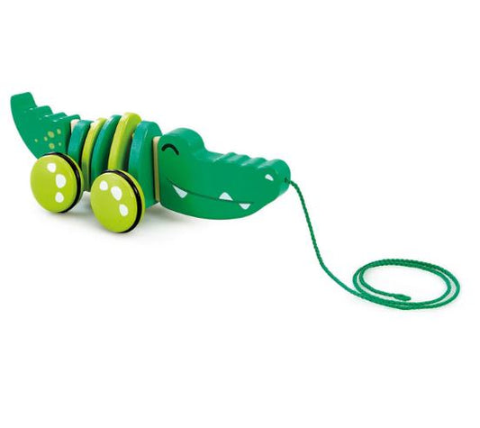 Early Learning Centre Wooden Pull Along Crocodile