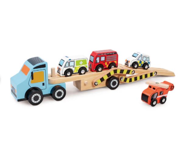 Early Learning Centre Wooden Emergency Car Transporter