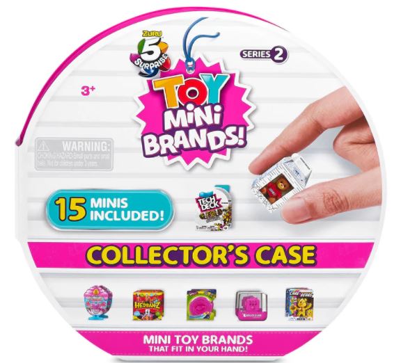 5 Surprise Mini Toy Brands Series 2 Collector Case